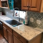 Countertop and backsplash