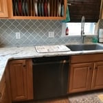 Countertop and backsplash