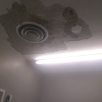 BEFORE Plaster Ceiling Repair