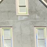 STUCCO REFINISH SCRATCH AND BROWN COAT