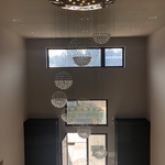 Chandelier and light fixtures cleaning