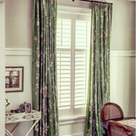 Dining room plantation shutter
