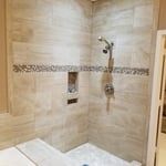 Tile to the ceiling