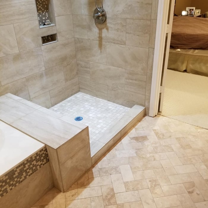 Shower bench