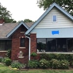 Front of house before work was done
