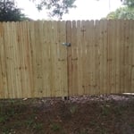 Wooden gate