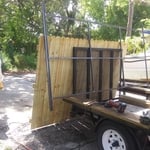 Wooden gate