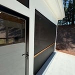 Covered patio screened in
