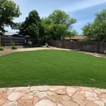 Backyard cut and edge up