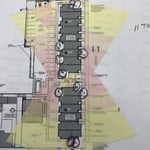 Security cameras plan view.