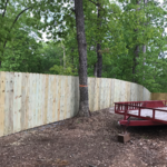 Wood Fence installation