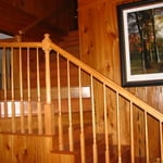 Custom Built Cypress Stairs