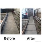 Before and After Walkway