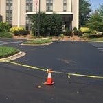 Commercial parking lot