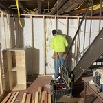 FRAMING WALLS /LIGHT WIRING INSTALLATION