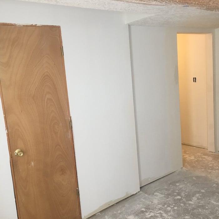 Basement Drywall Job