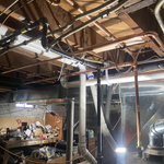 New water heater and piping