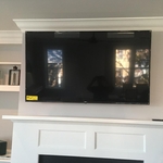 Compete TV Mount Over Fireplace