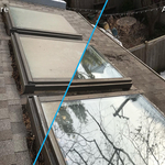Skylight window washing