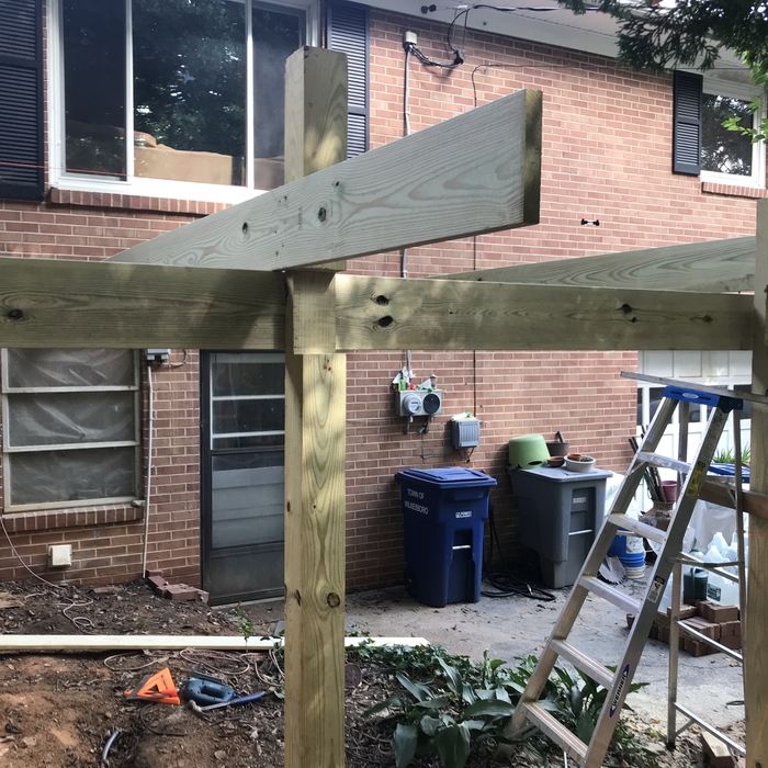 Demo complete and new construction underway
