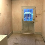 Before exterior entrance