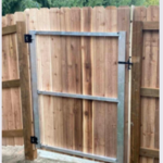 Gate add and rear finish