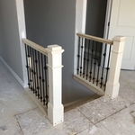 hand rail and spindles