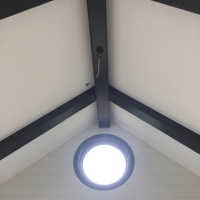 simple beams on ceiling