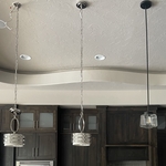 Replaced 3 Pendant Lights