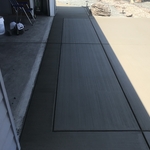 joint lines on new driveway
