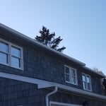 new seamless gutter install