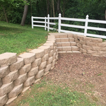 Clean Retaining Wall