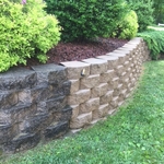 Clean Retaining Wall