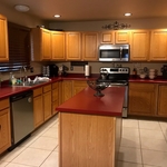 Common oak cabinets
