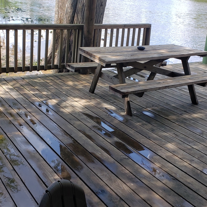 Clean deck