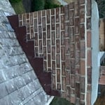 before roof was cleaned and repairs completed