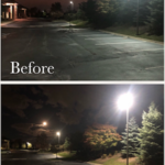 100w LED Area Parking Lot Pole Lights