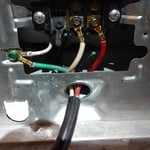 Shorted/Melted Dryer Cord Junction