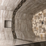 Custom tile showers