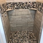 Custom tile showers