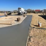 Concrete pour