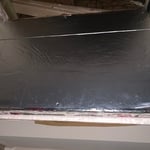 Insulated attic knee wall door
