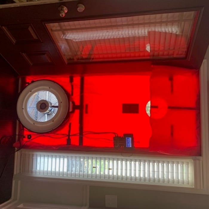 blower door test