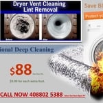 Dryer vent cleaning