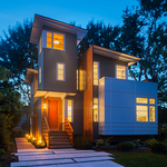 Prospect House at dusk