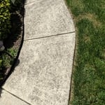 Exposed Agregate Walkway Before Photo
