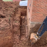 excavating