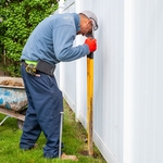 PVC Privacy Fence 6'