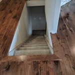 Walnut floor stairway