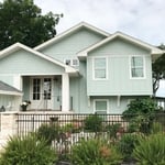 Lake house front
